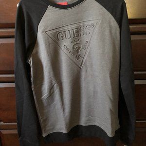 Guess Embossed Sweatshirt Size M